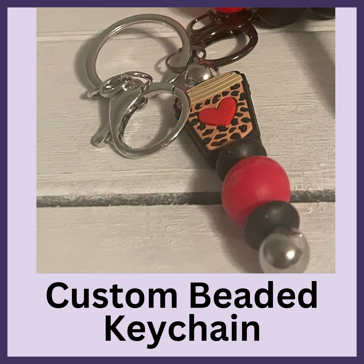 Keychains - Custom Beaded Keychain